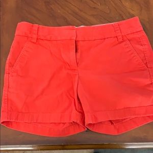 Jcrew orange shorts